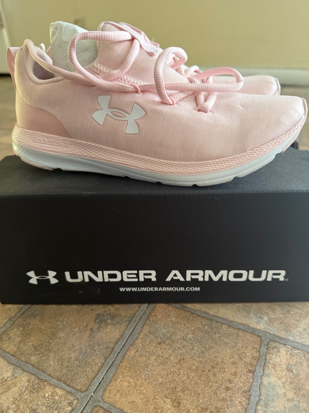 Under Armour Pink Women's Athletic Shoes - Picture 3 of 4
